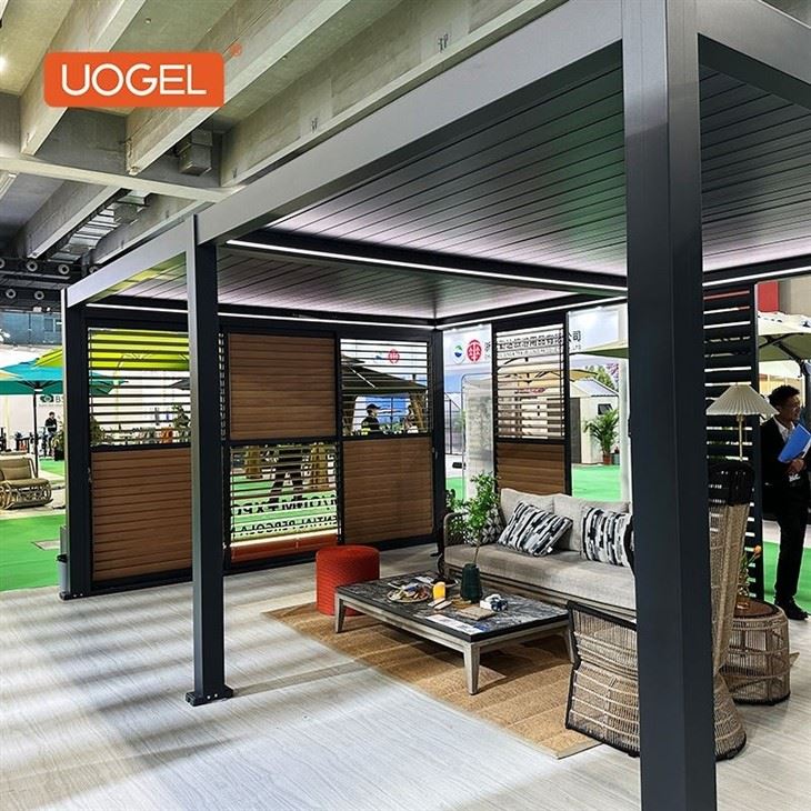 26.7.10-Modern Aluminum Pergola with LED Lights-2