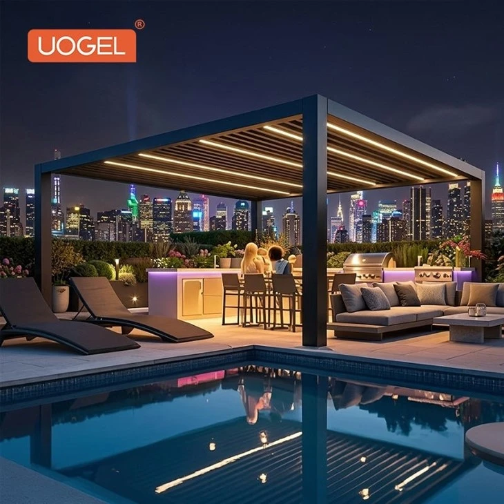 26.6.2-Poolside Aluminum Pergola-1