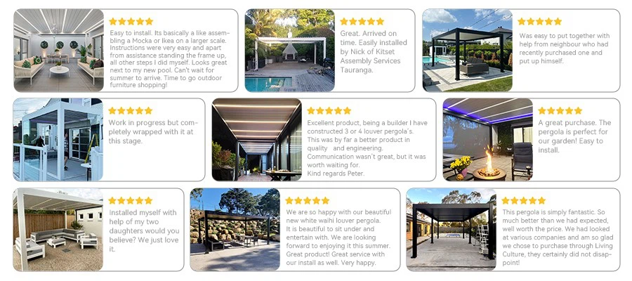 26415-Outdoor Pergola with LED Lights-4