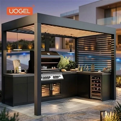 Outdoor Kitchen Pergola