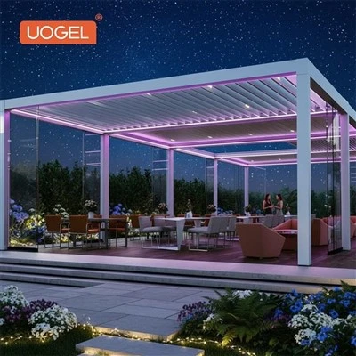 Pergola With Adjustable Sunroof