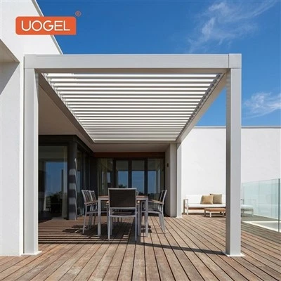 Wall-Mounted Bioclimatic Pergola