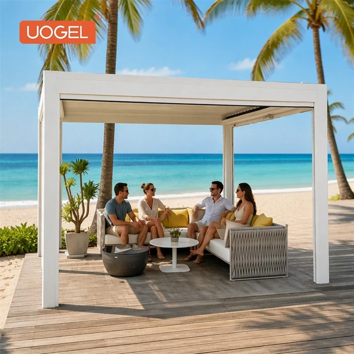 26.10.24-waterproof adjustable aluminum pergola-1